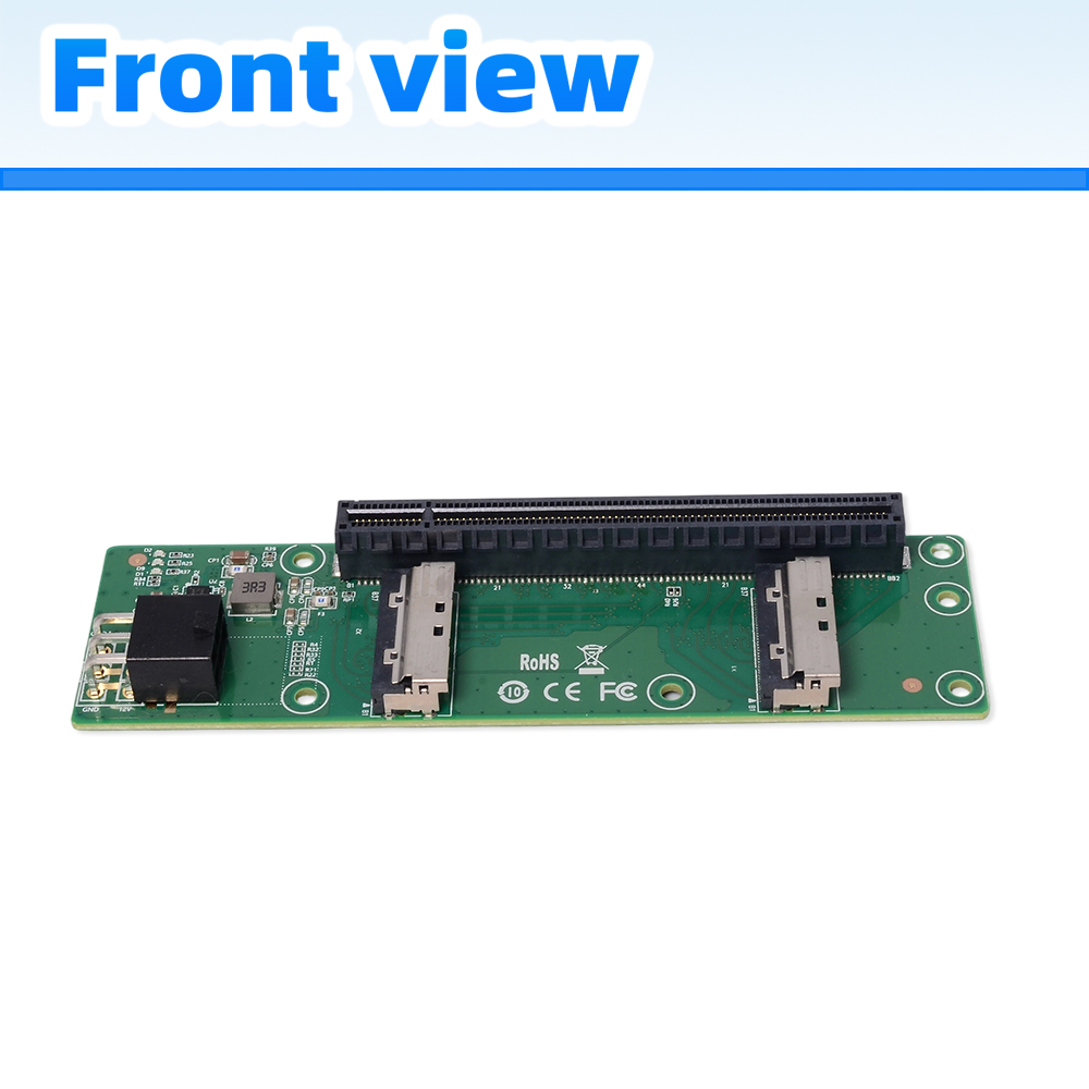 Speedier 2 x MCIO 8i to PCIe 1 - đánh giá và giá Pcie 5.0 Gpu Riser Cable